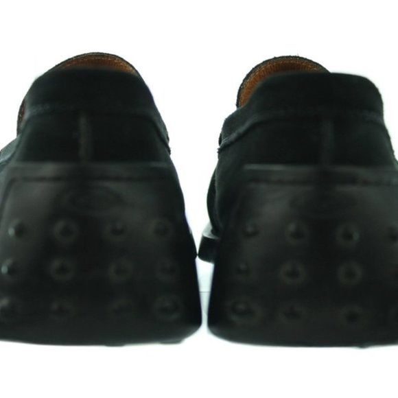 TODS Black Suede Loafers Mens Size 9 main image 5